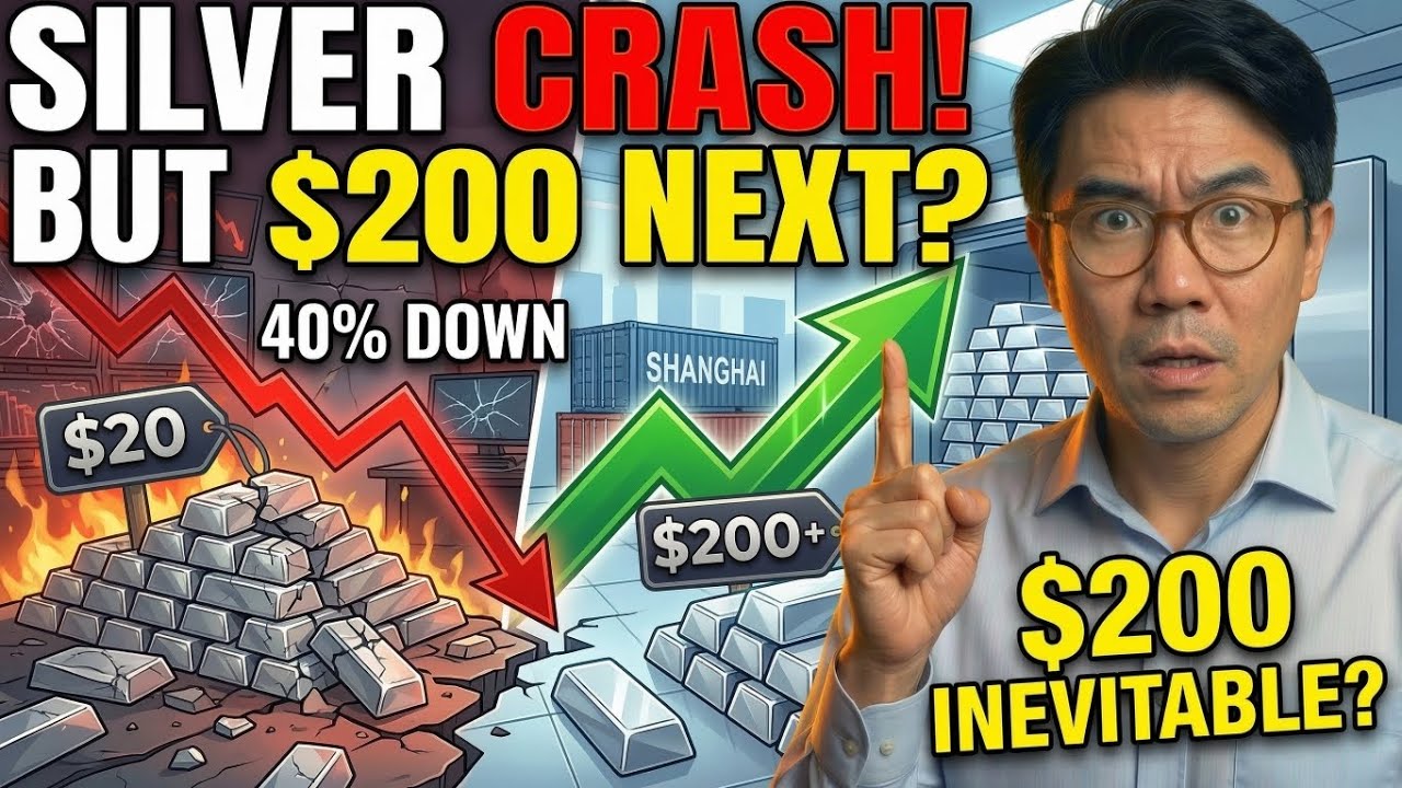 Silver Just Crashed 40% in One Week… Here’s Why $200 Is Now Inevitable