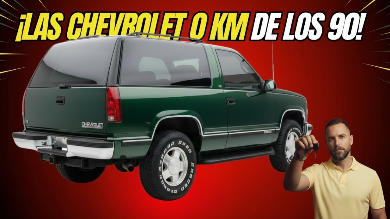 📌Así eran las Camionetas Chevrolet de los 90s cuando eran 0km ¡Nostalgia Pura!