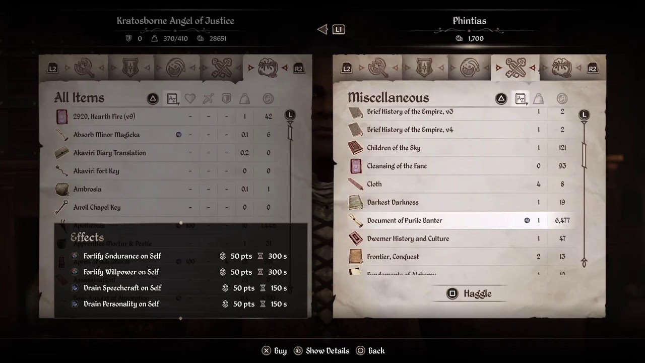Oblivion! (PS5 PRO) blind Mystic mage build part 9!!!