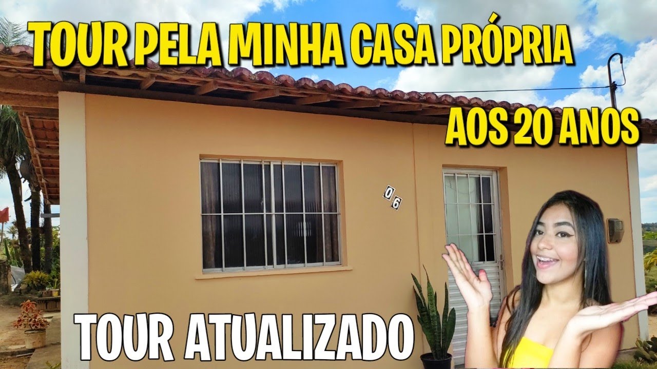 tour pela minha casa pr&oacute;pria aos 20 anos minha casa simples e humilde