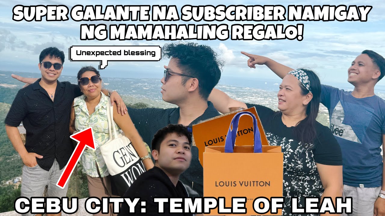 PINAS NA 🇵🇭 UNANG ARAW SA CEBU! SUPER GALANTE NA SUBSCRIBER! TEMPLE OF LEAH! | Oliver Gemmecker
