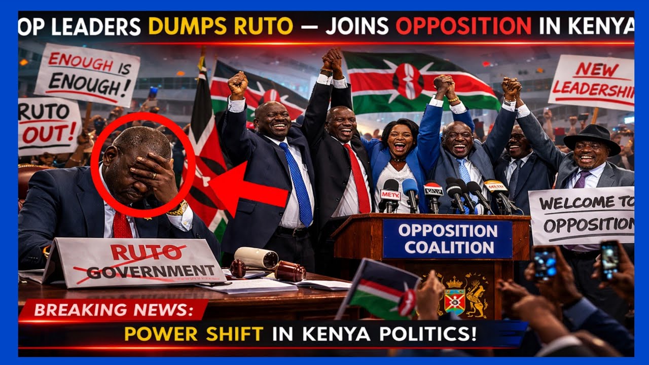 Mass UDA Exit as 30 leaders abadons Ruto for Opposition Coalition.Tension Grips State House