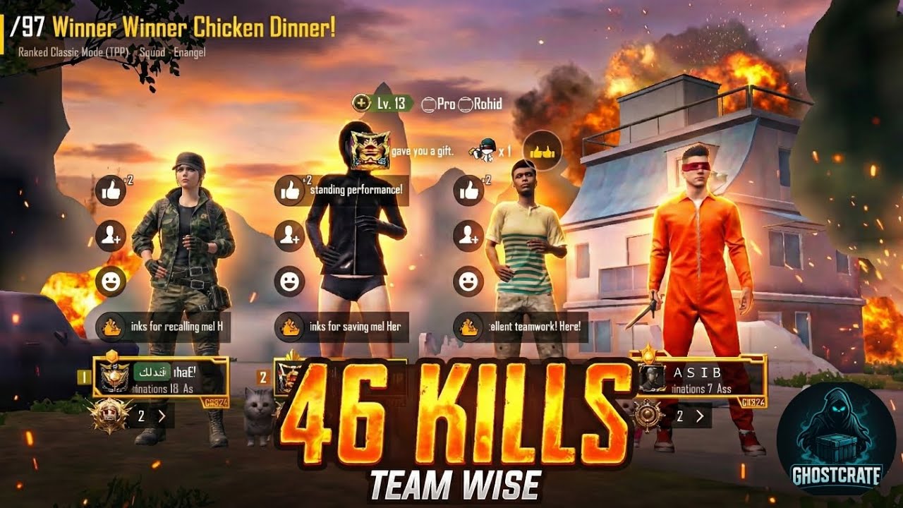 IMPOSSIBLE 46 KILLS SQUAD WIPE! 😱 | Ghostcrate Gaming