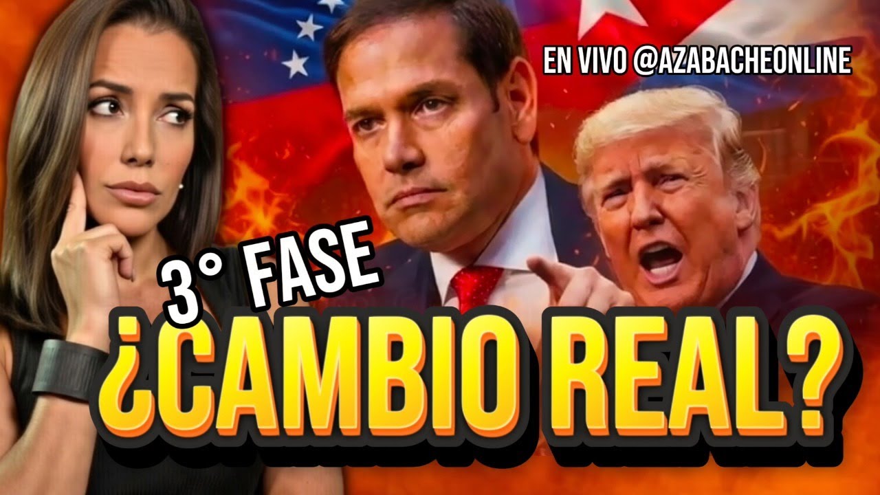 🔥¡EN VIVO!🔥 AZABACHE ESTALLA: TRUMP Y RUBIO EN VENEZUELA — ¿TRANSICIÓN REAL O FARSA DEL RÉGIMEN?