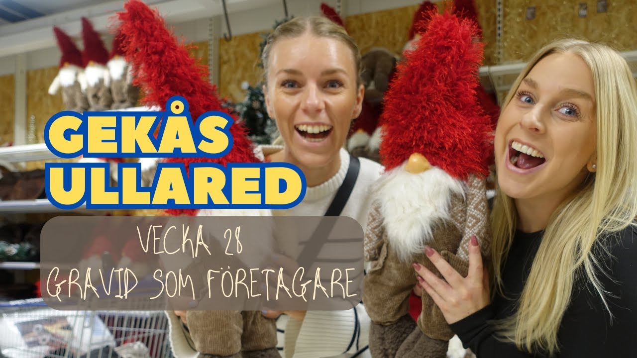GEKÅS ULLARED VLOGG - Gravid vecka 28