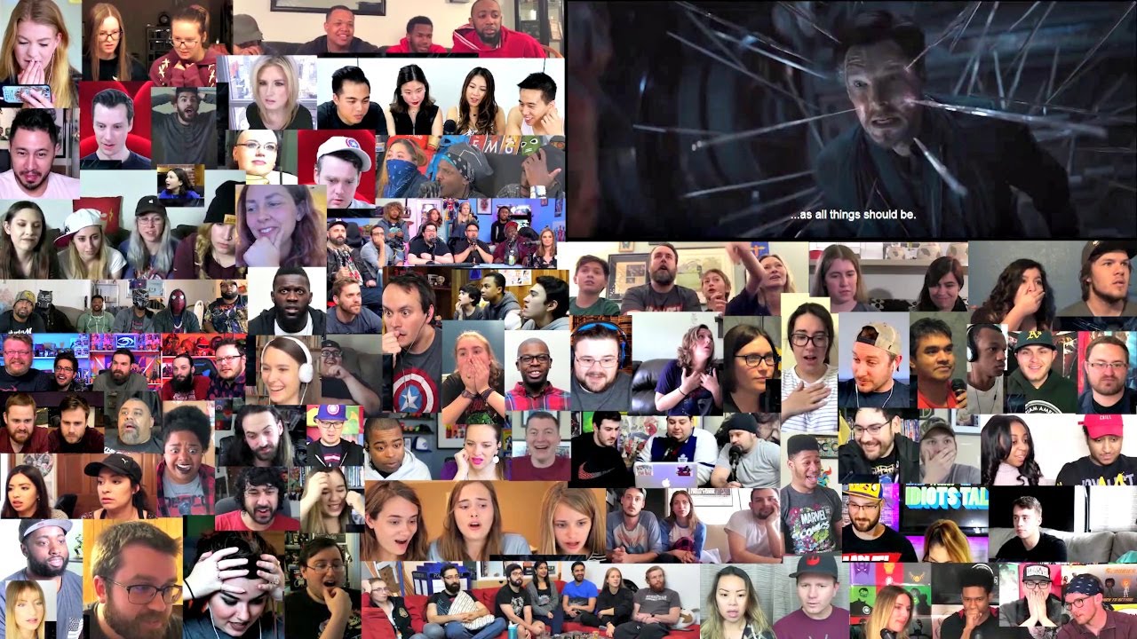 Avengers: Infinity War Trailer 2 Reaction Mashup
