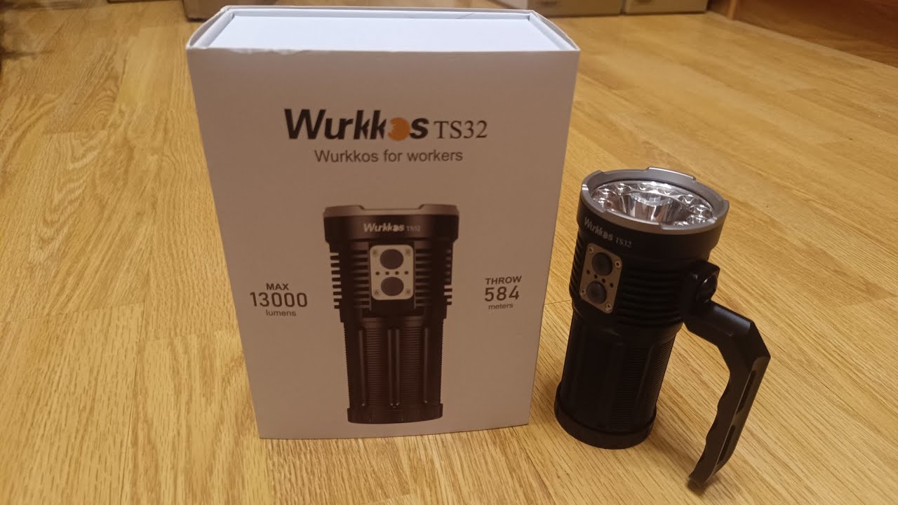 Wurkkos TS32-бестолковый разрекламированный фонарь на 13000 люмен