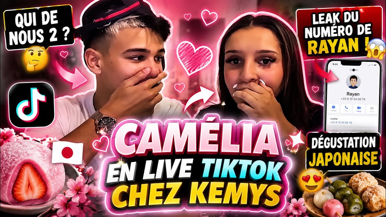 LIVE TIKTOK CAMELIA92 & KMS - rediff du 6 juin 2022