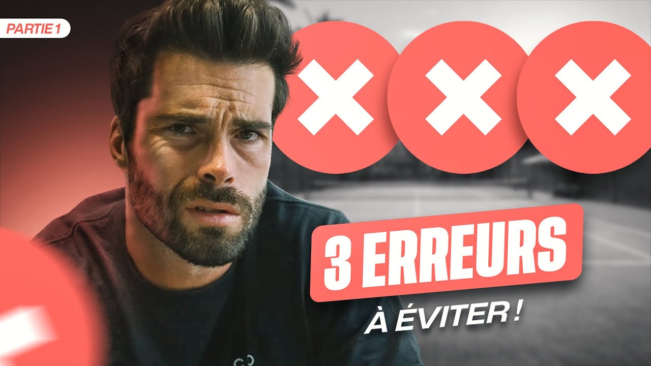 3 erreurs à éviter au tennis❌❌❌