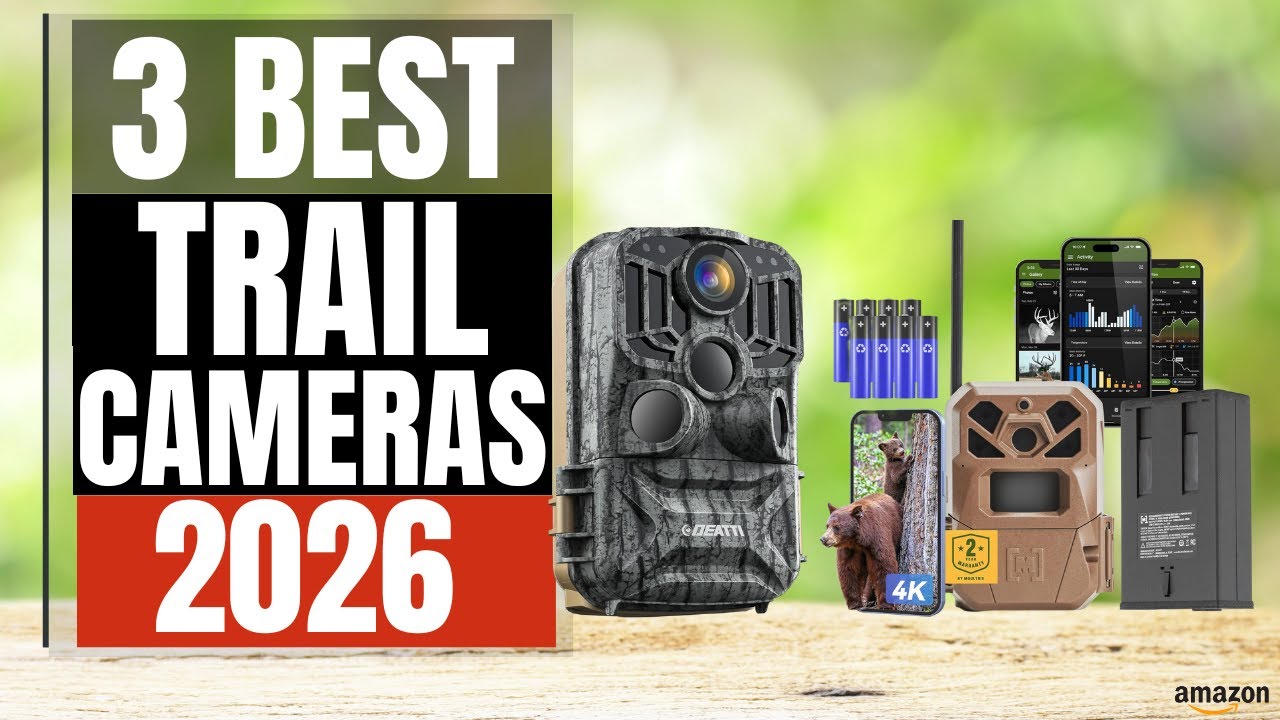 👉 Best Trail Cameras 2026 📸 🦌 | Motion-Activated Wildlife & Security Picks