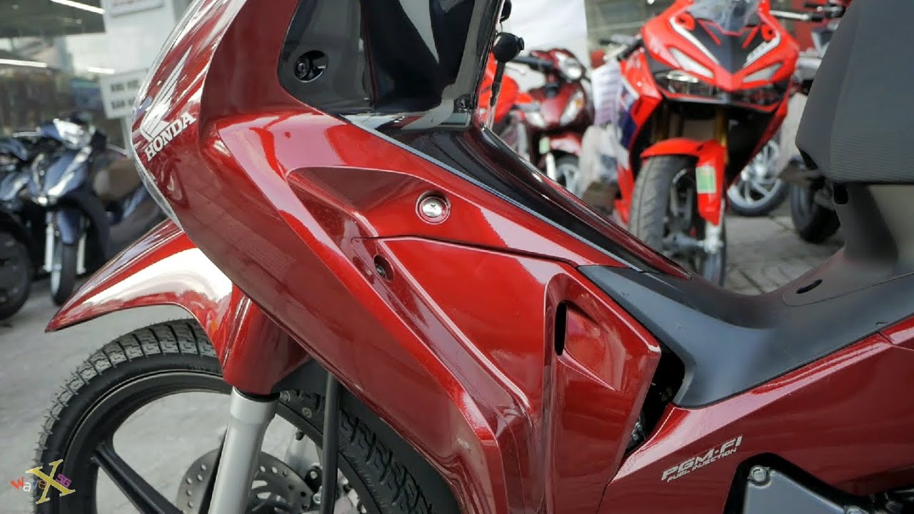Honda Future 125 FI 2022 - Đỏ Đen - Wave 125i Red Black 2022 - Walkaround