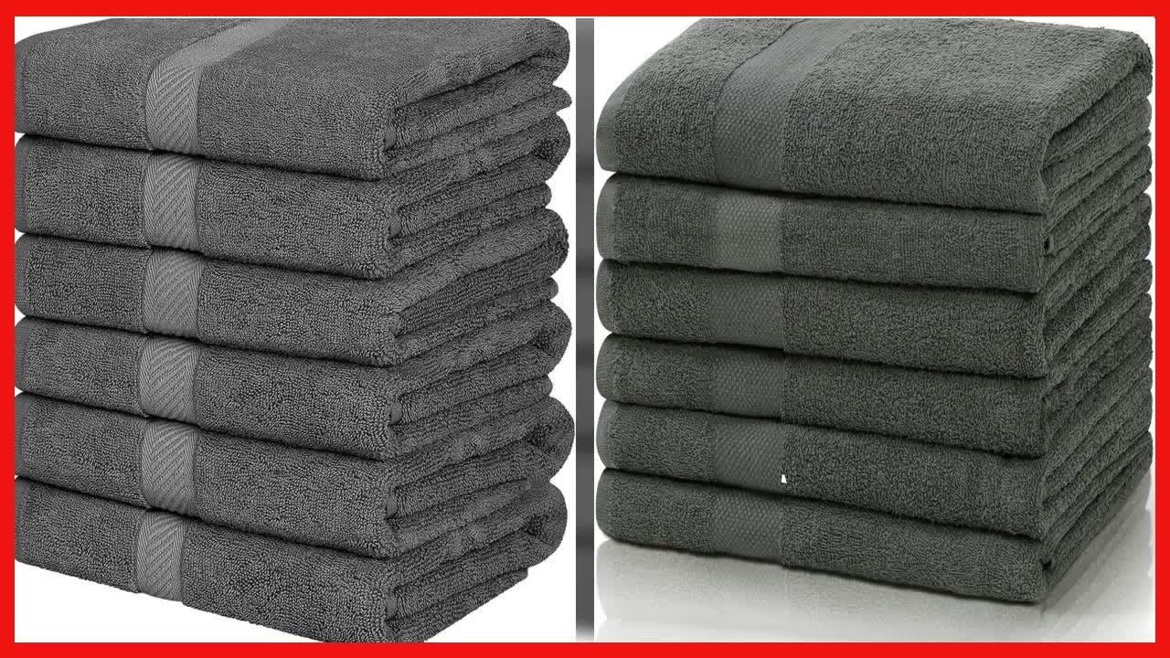 Great product -  Simpli-Magic 79405 Bath Towels, 25”x50”, Gray, 6 Pack