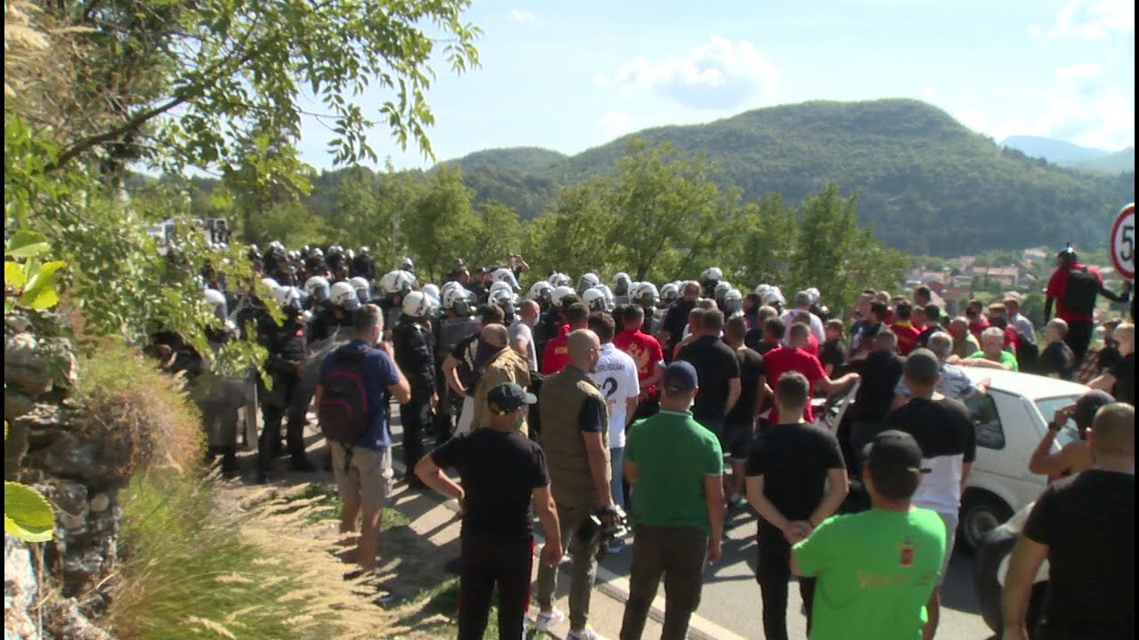 RTV Cetinje - Blokirani svi ulazi u Cetinje