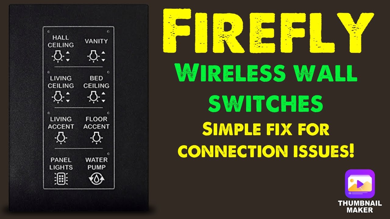 Simple fix for firefly wall switches!