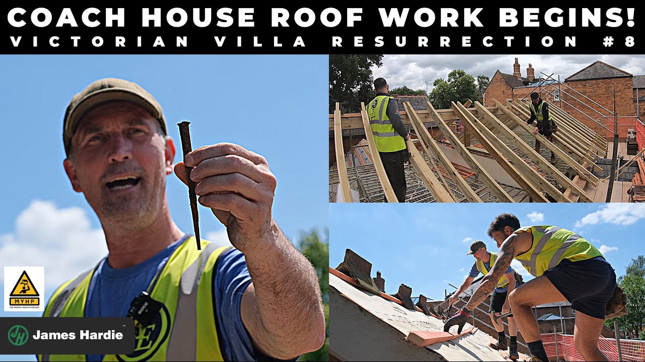 Мы начали работу над каретным сараем! | Возрождение викторианской виллы #8