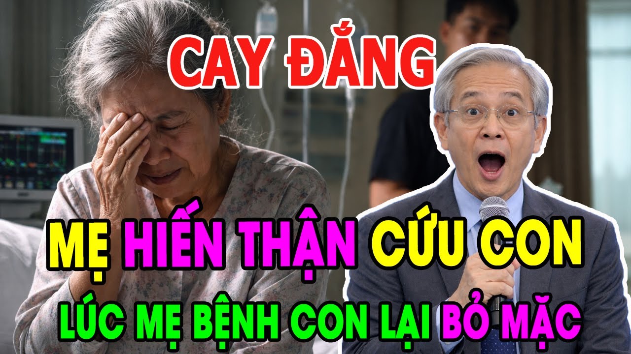 TÂM SỰ TUỔI GIÀ: MẸ HIẾN THẬN CỨU CON, LÚC MẸ BỆNH CON LẠI BỎ MẶC...