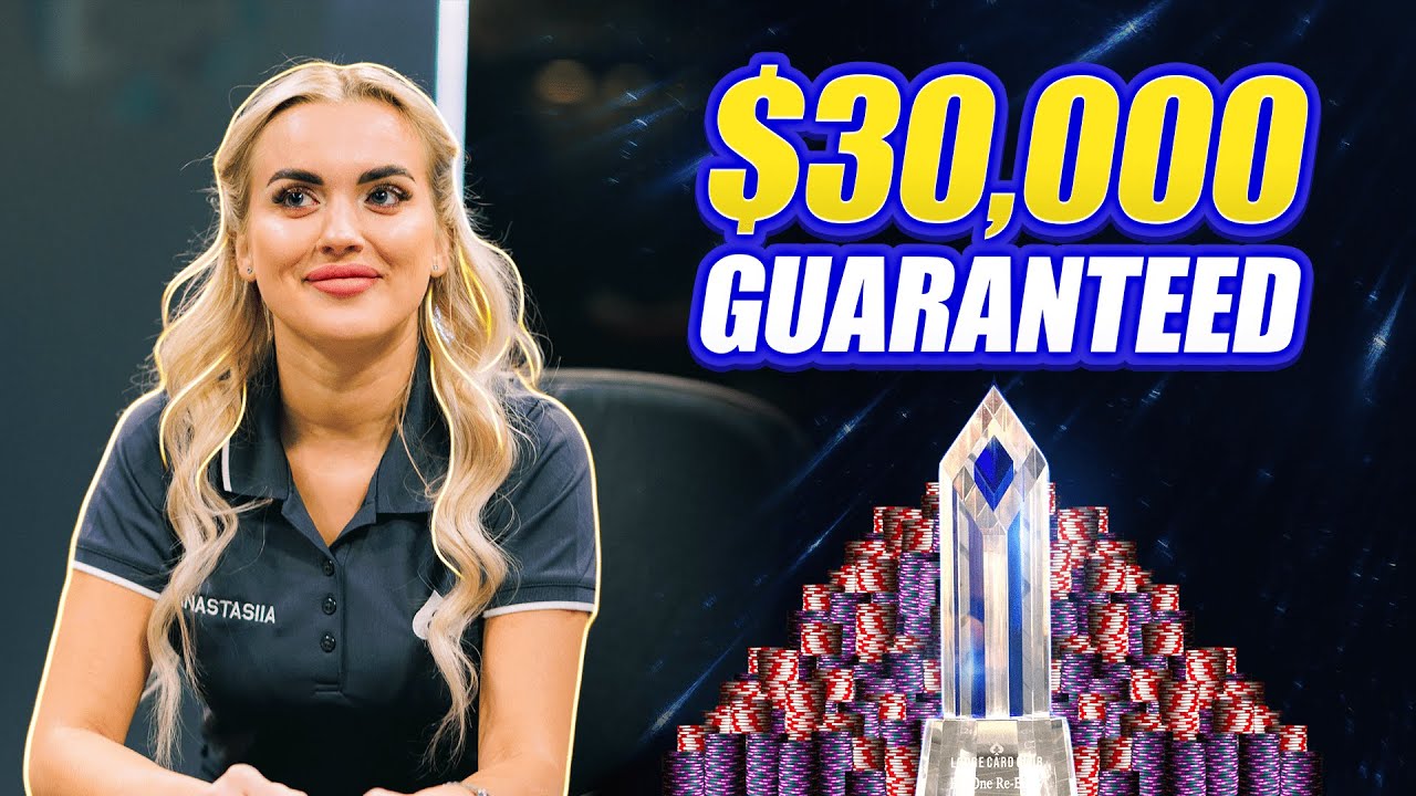 THE BIG ONE Poker Tournament Live | $30k Guaranteed