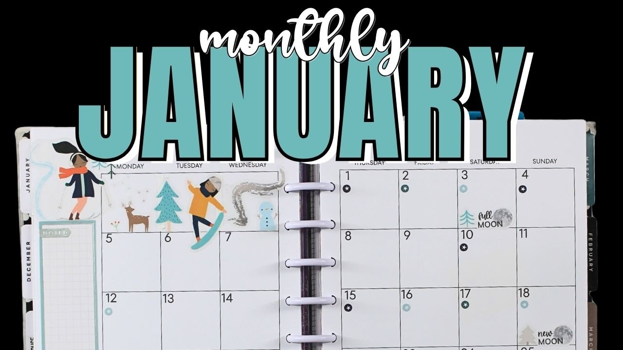 Планирование рождественских мероприятий на январь вместе со мной - Набор наклеек для ежедневника ...