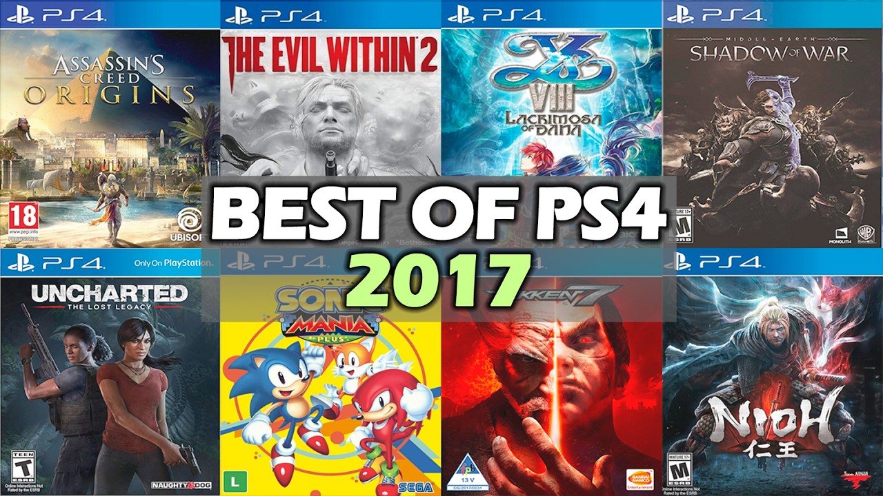TOP 40 BEST PS4 GAMES RELEASED IN 2017