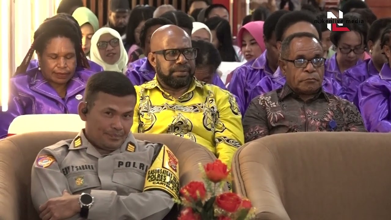 Pengukuhan TP PKK dan Tim Pembina Posyandu Papua Pegunungan Oleh Wakil Gubernur Dr Ones Pahabol