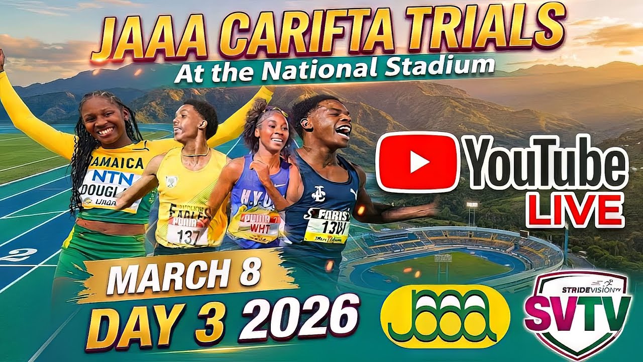JAAA CARIFTA Trials 2026 Day 3 at the National Stadium