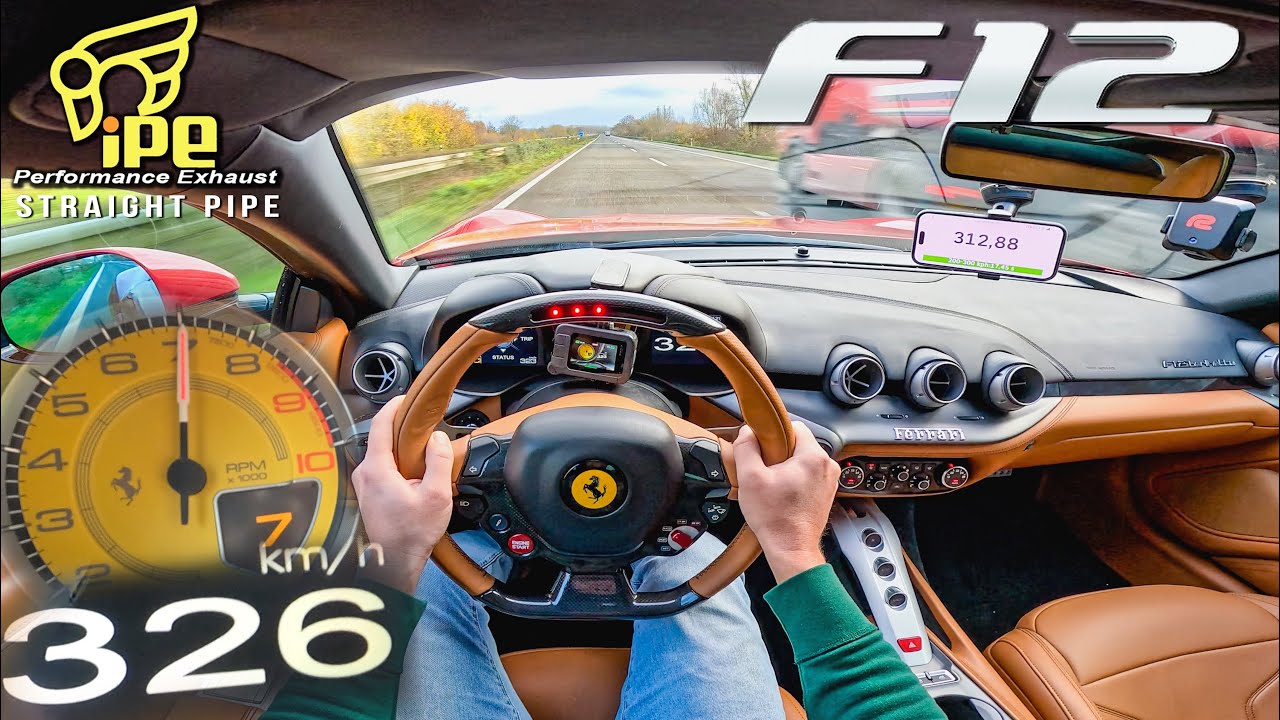 Is THIS the BEST V12 FERRARI EVER?! iPE STRAIGHT PIPE F12
