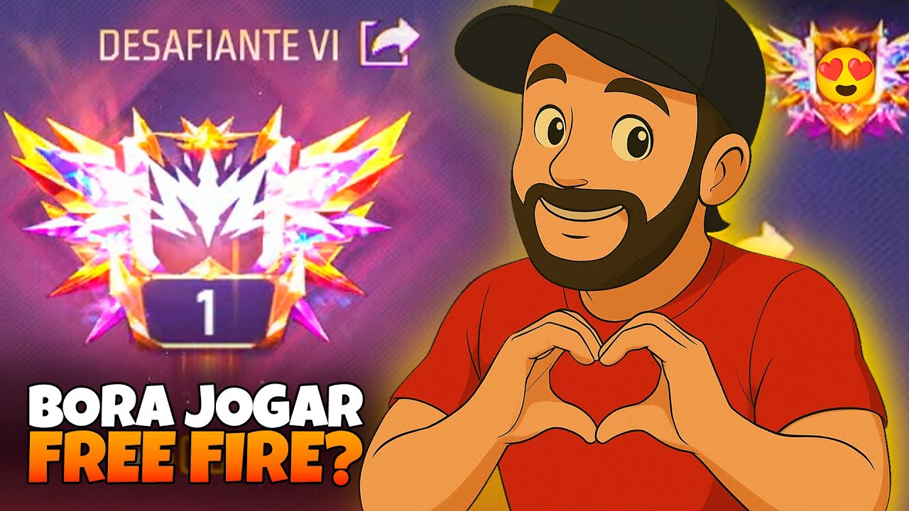 CHAZZAN AO VIVO - DESAFIO!! 5 BOOYAHS = CODIGUINS, BORA JOGAR FREE FIRE? 🥇💙