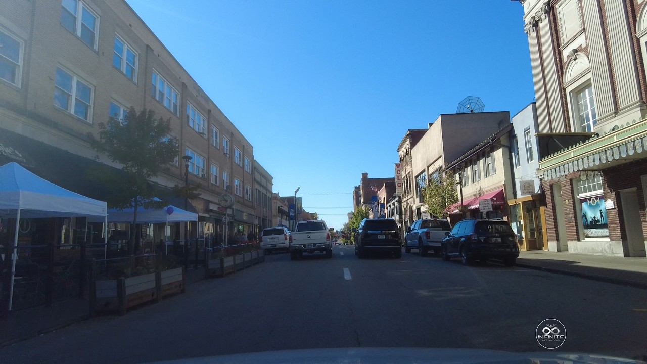 Morgantown, West Virginia - [4K] Downtown Tour