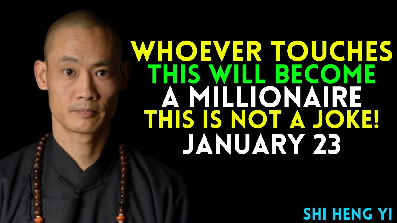 God Is Sending You Money💰 Pray This for 10 Minutes and Expect a Miracle ON JANUARY 23 | Shi Heng Yi