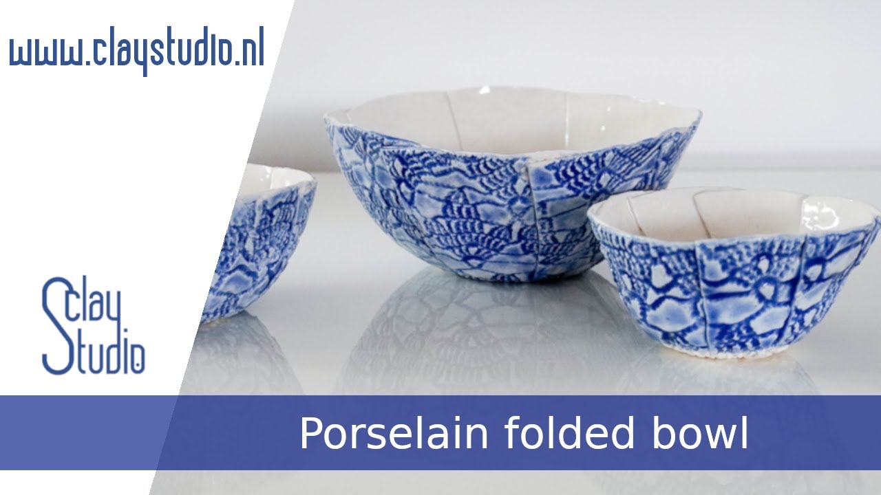 porselain folded bowl