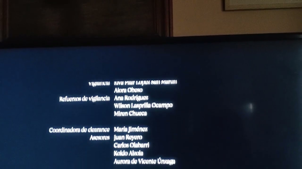 Títulos crédito equipo técnico-artístico película LOS DOMINGOS(libro 