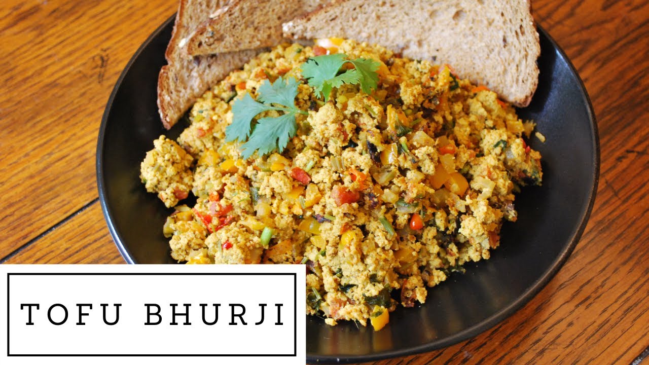 Scrambled Tofu – Indian Style | *VEGAN* | Masala Tofu Bhurji | Tofu Scramble