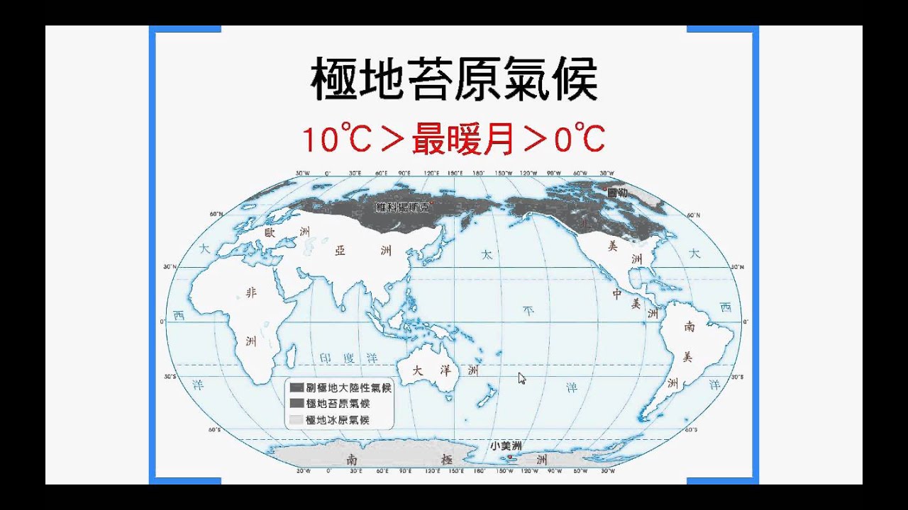 高一上 L.7 風系與氣候分類 part.10 寒帶氣候