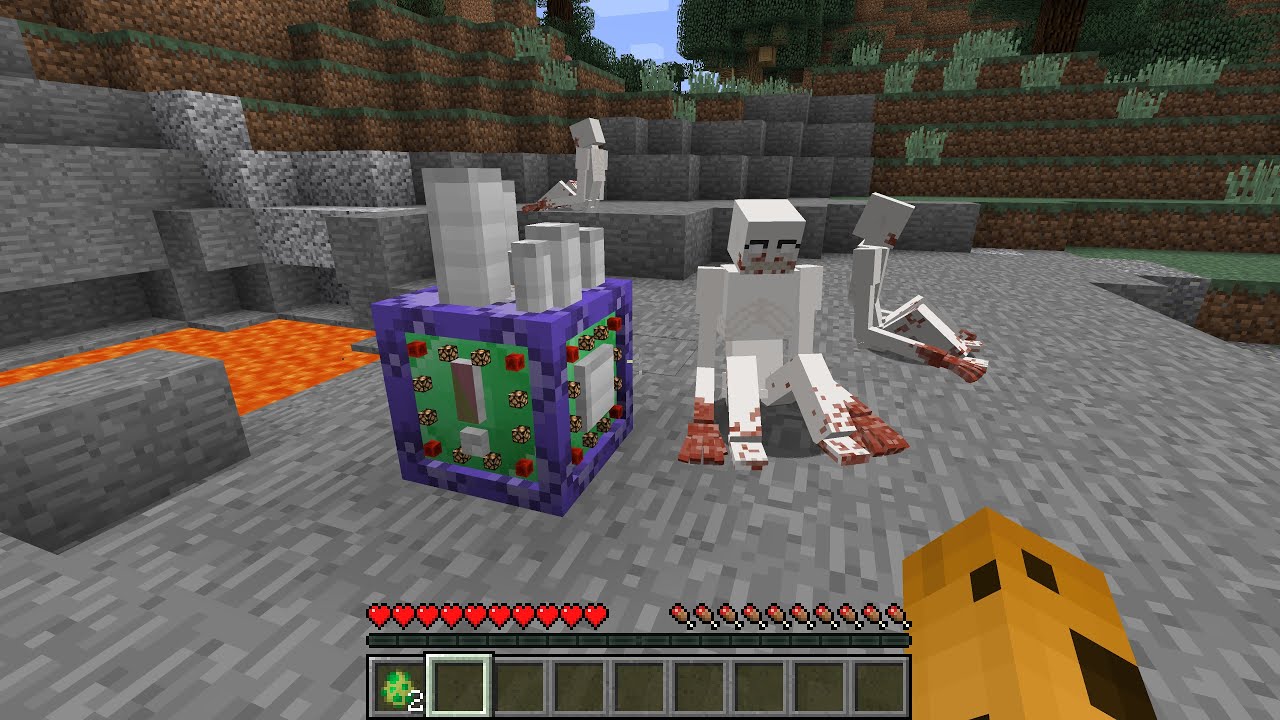 Mechanized Lucky Block vs SCP Foundation MOD in Minecraft