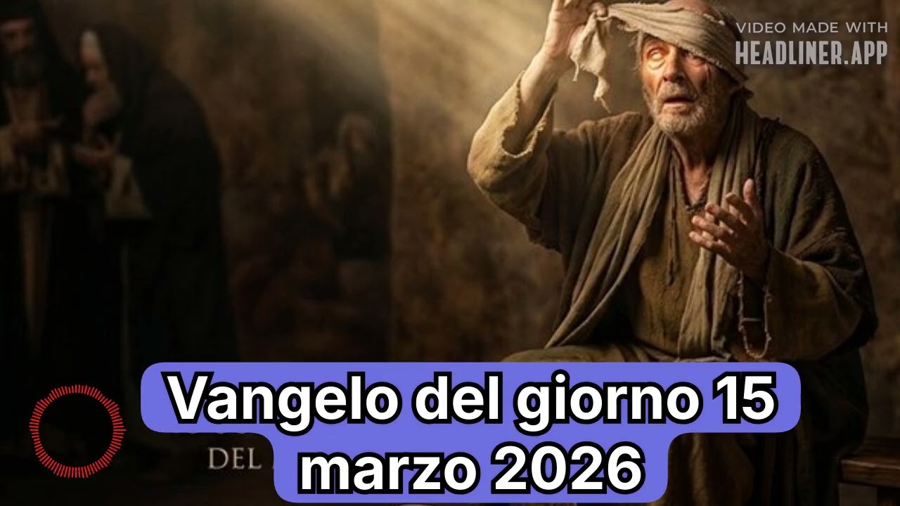 Vangelo del giorno 15 marzo 2026 | Il Vangelo del giorno