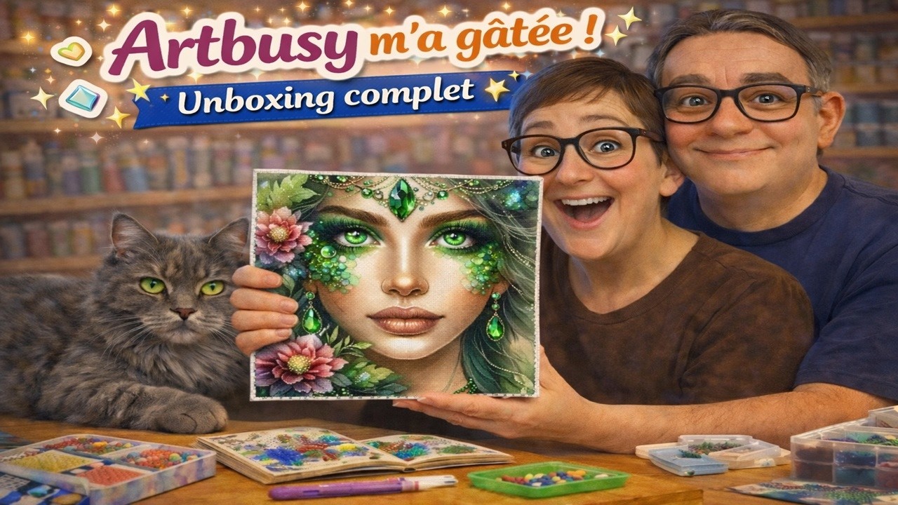 Unboxing Partenariat Artbusy  je découvre leurs kits Diamond Painting