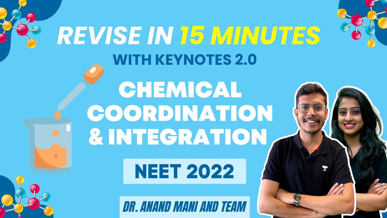 Chemical Coordination and Integration | Revise in 15 minutes | NEET 2024 | Dr. Anand Mani and Team