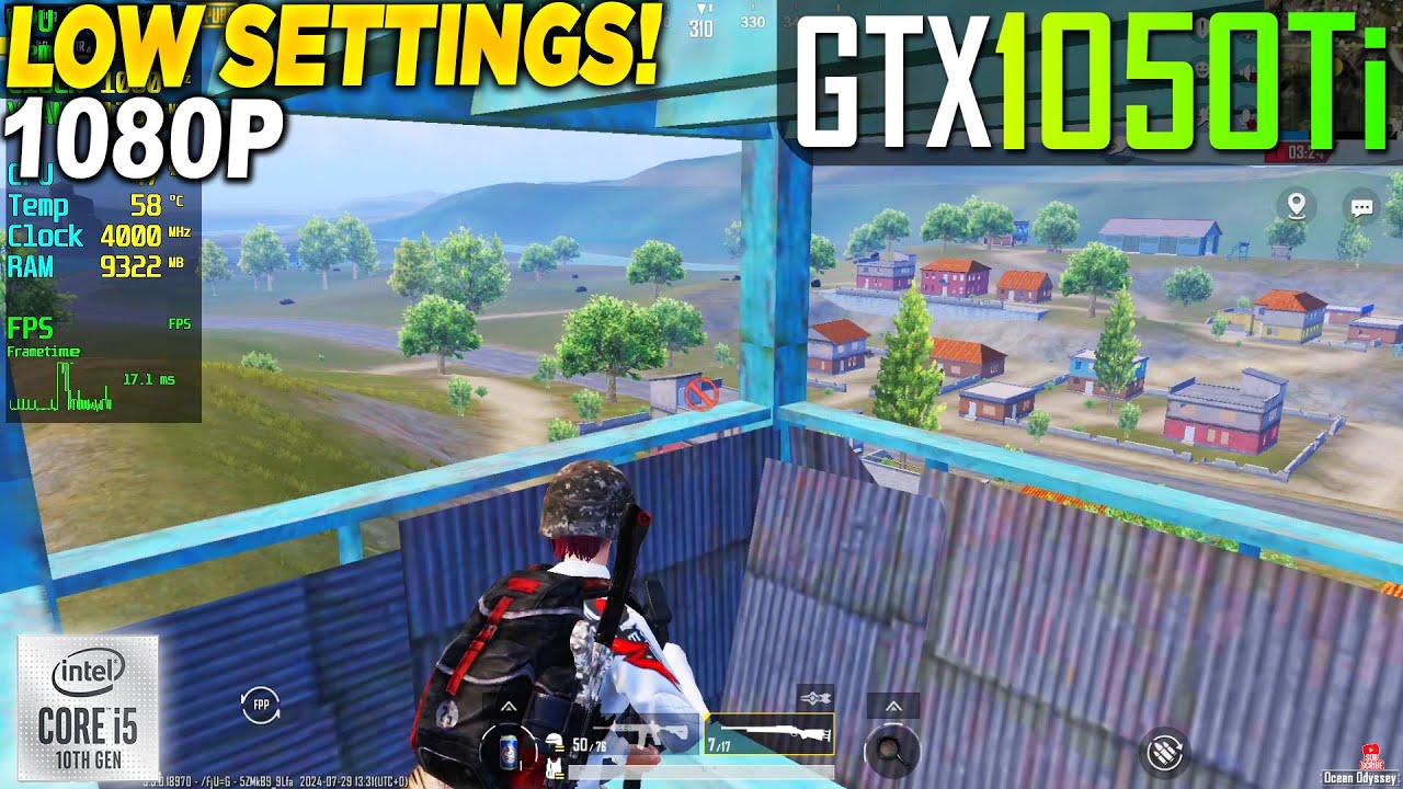 Pubg Mobile GTX 1050 Tİ - 1080p Low, 120FPS,