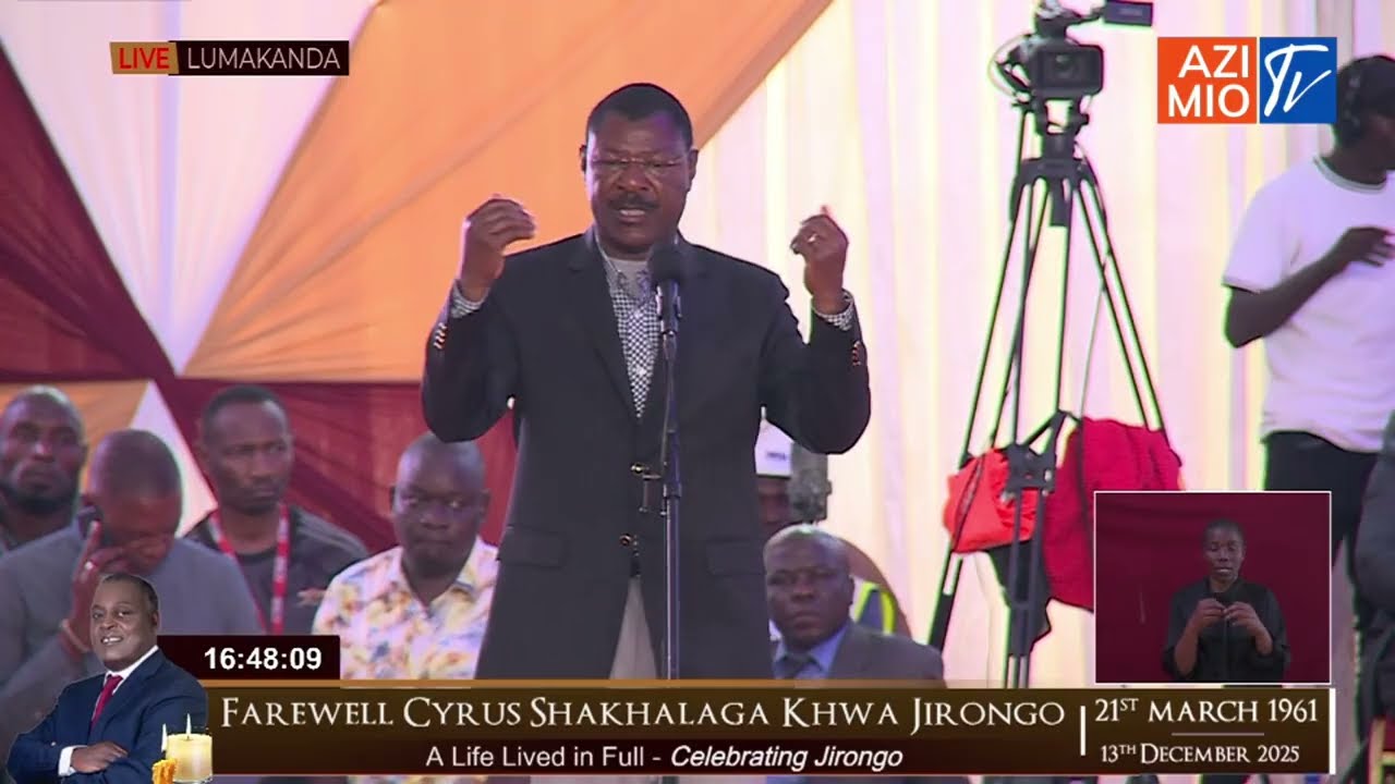 Wetang’ula Reveals Little-Known Details of His Encounter with Jirongo the Night Before His Death
