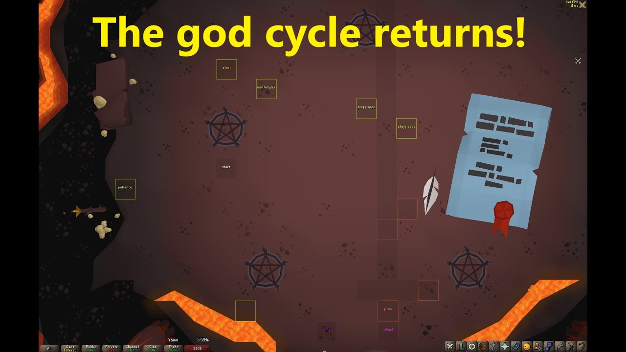 sensory clouding 4.0 - the god cycle returns A.K.A simple clouding OSRS