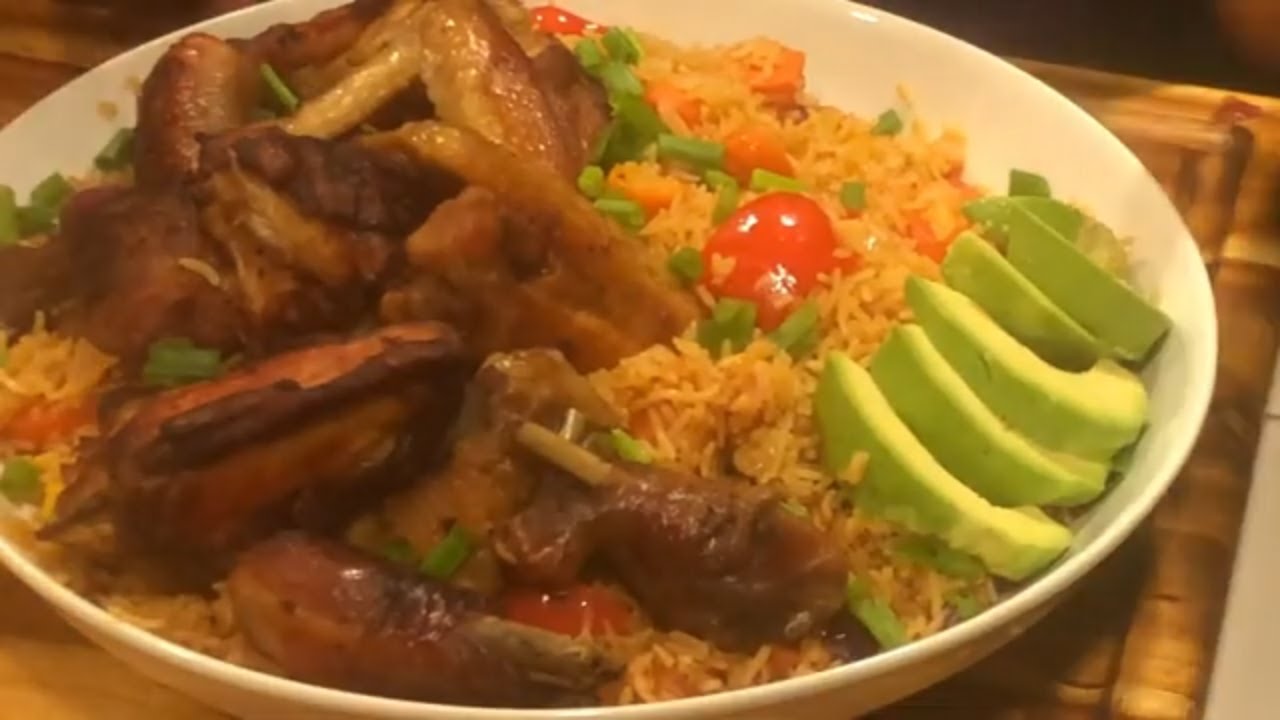 Stewing Hen with Rice, One pot meal