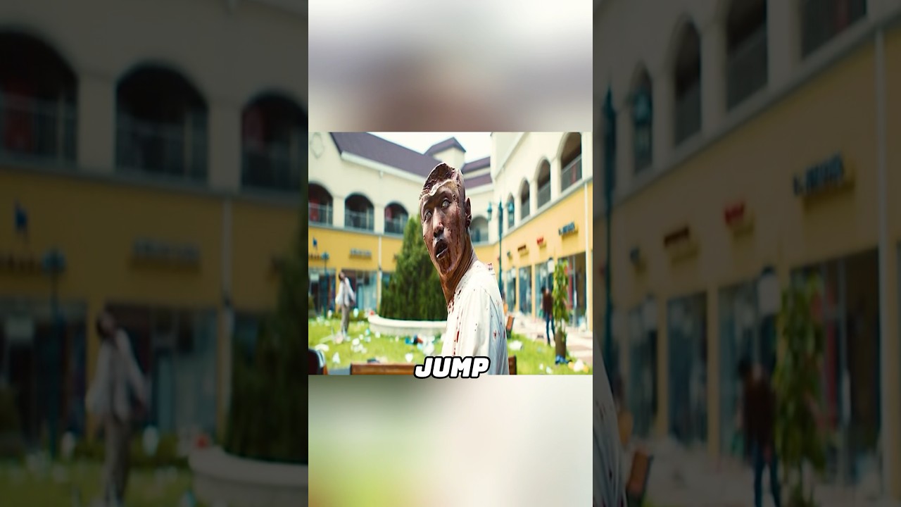 The high jumper has become a zombie and is invincible. #movie #film #shorts