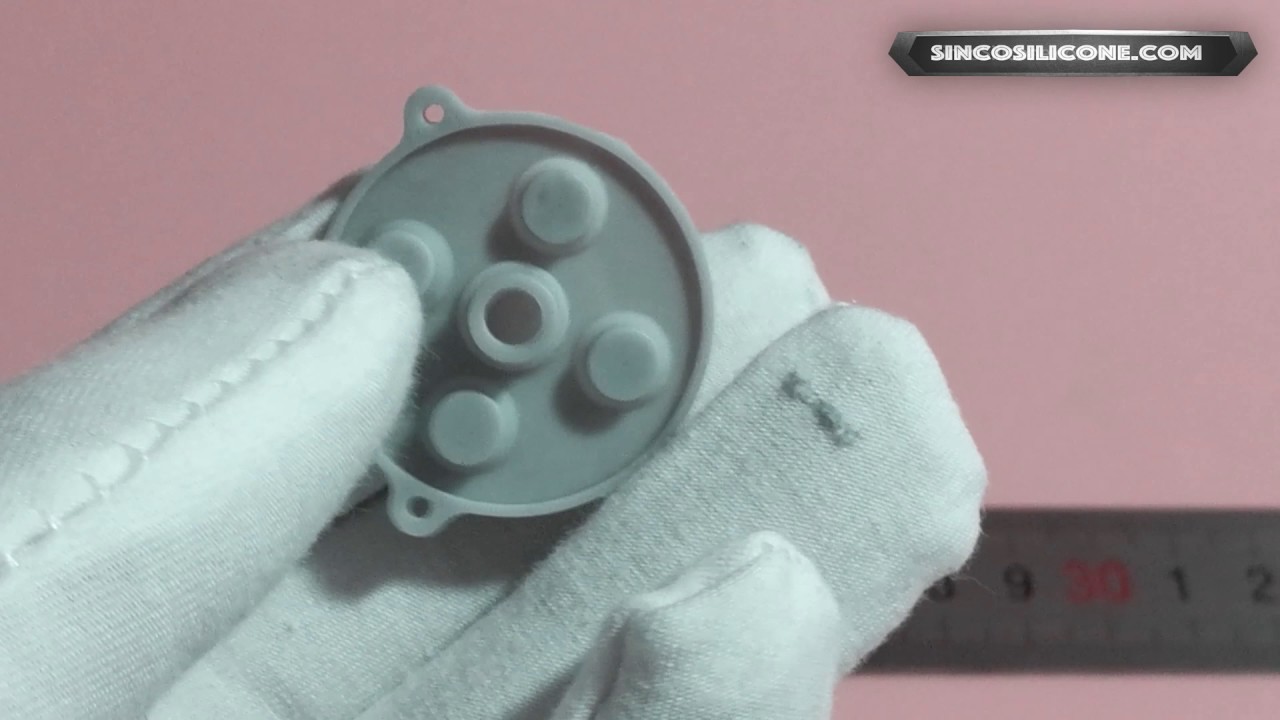 conductive silicone rubber button / silicone buttons for electronics