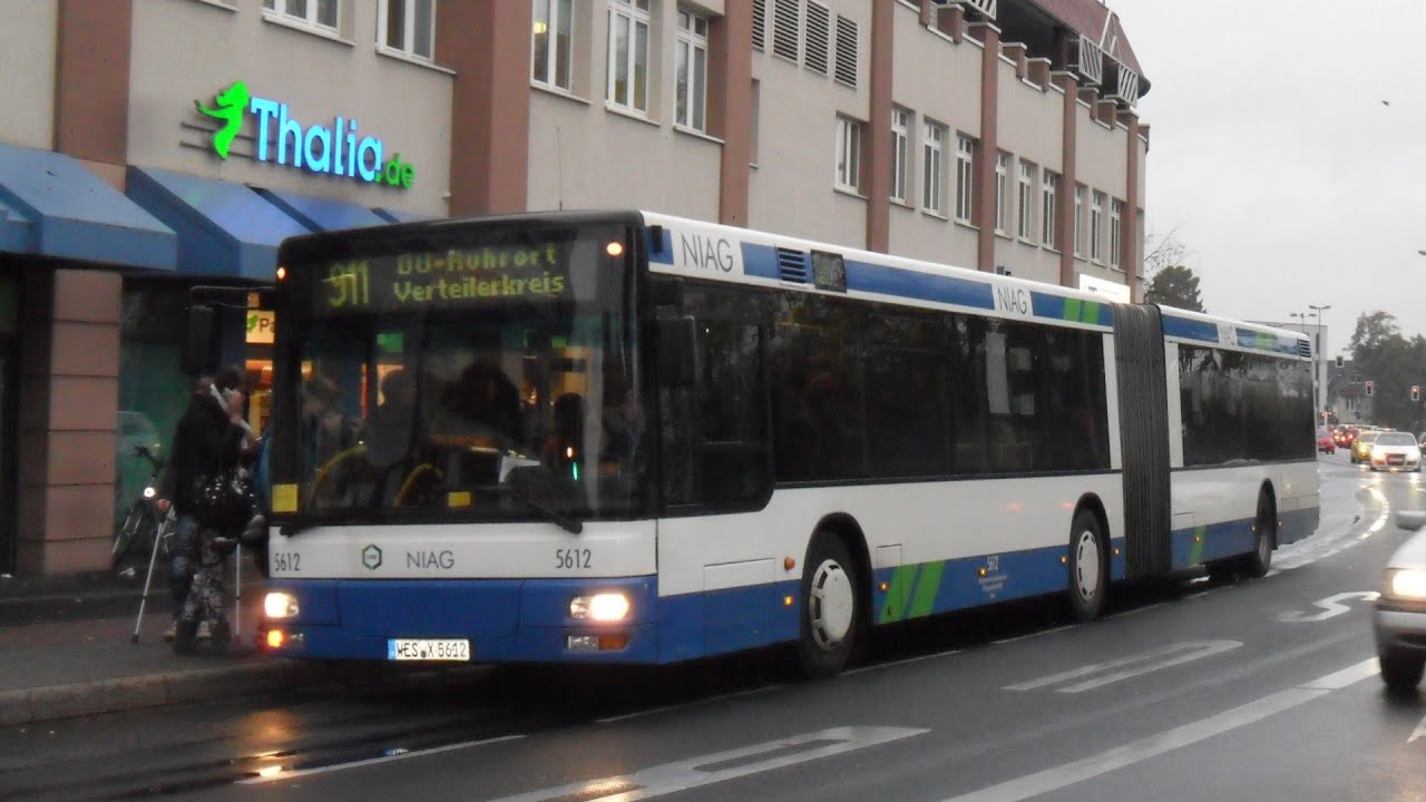 [Sound] Bus MAN NG 263 | #5612 | Niederrheinische Verkehrsbetriebe AG, Moers (Kreis Wesel)