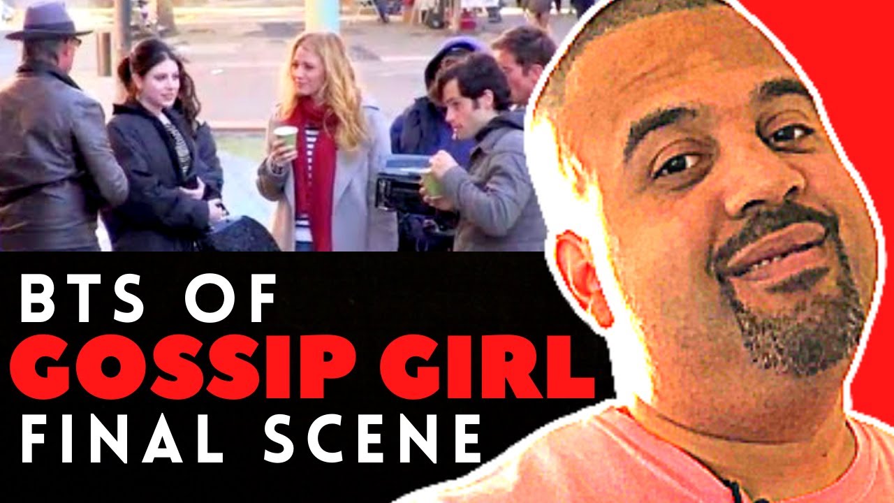 Whole Cast of Gossip Girl behind the scenes filming final episode at the Metropolitan Museum of Art