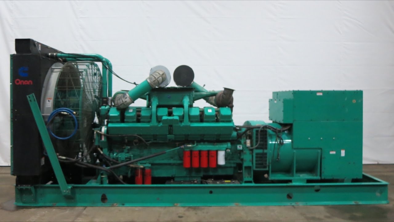 Cummins 1100 kW, KTA50-G2 engine, sound enclosure, 525 hrs, '99 - CSDG # 2082
