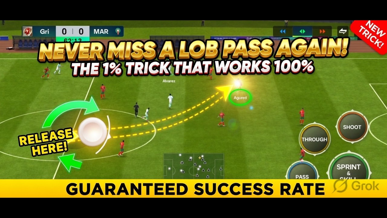 With This Trick Your Lob Passes Won't Go Wasted in FC Mobile
