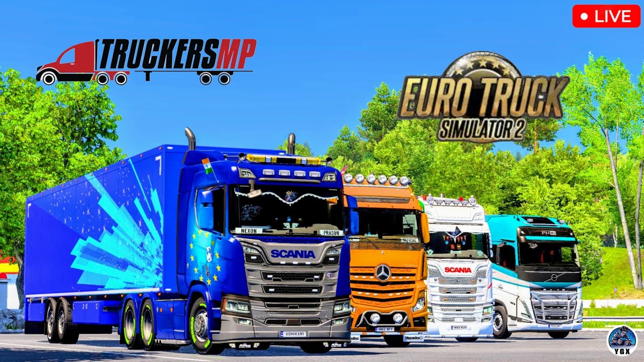 🔴 ETS2 Live | TruckersMP Multiplayer Convoy | Euro Truck Simulator 2 Gameplay