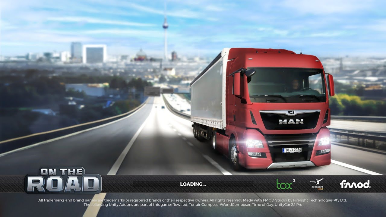 ON THE ROAD TRUCK SIMULATOR EN XBOX SERIES S CON VOLANTE LOGITECH G920 #games #trailer
