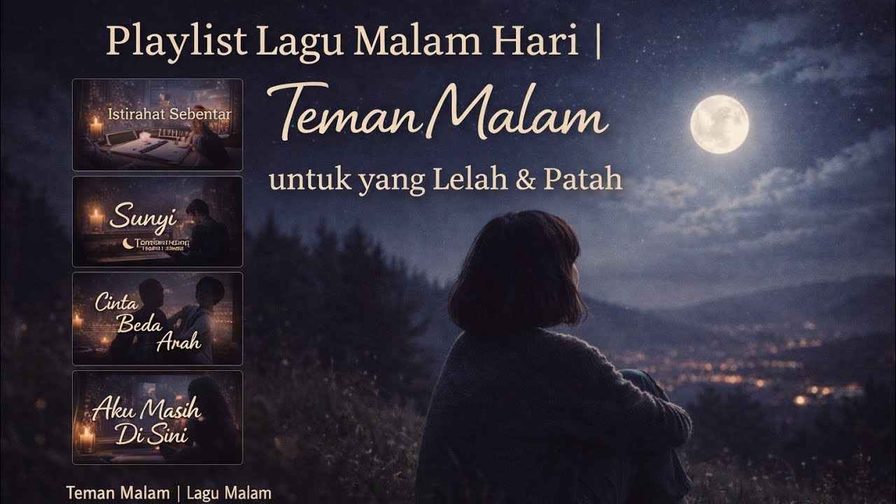 Teman Malam | Playlist Lagu Galau & Tenang untuk Malam Hari